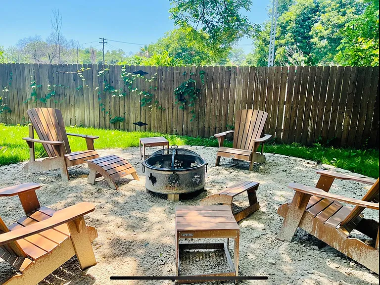 Firepit and Sandpit