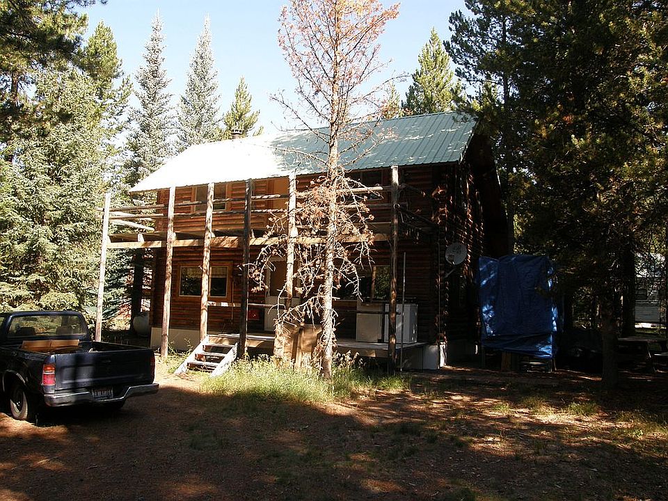 Front of Cabin in Summer