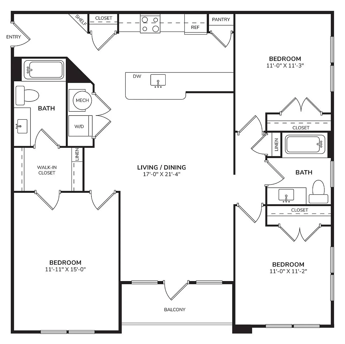 Floor plan C1