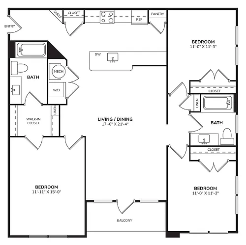 Floor plan C1