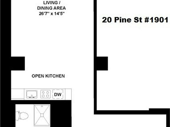 2nd image of 20 Pine St APT 1901