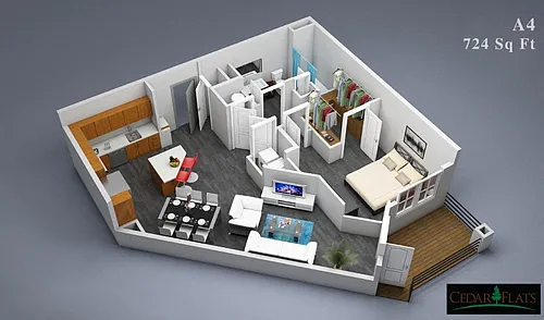 Floor plan A-4