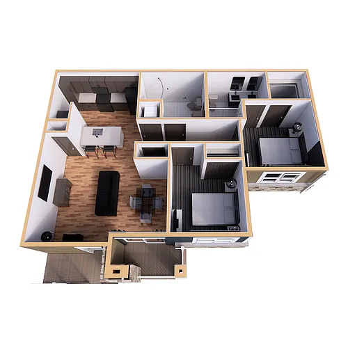 Floor plan 2 bedroom