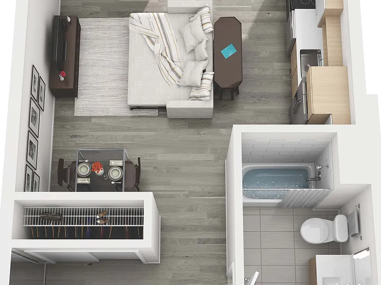 Art Deco 481 sq ft Art Deco 481 sq ft