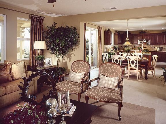 kitchen/nook of model home