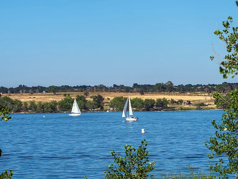 Just a short drive to Cherry Creek or Chatfield Reservoir for a day at the lake