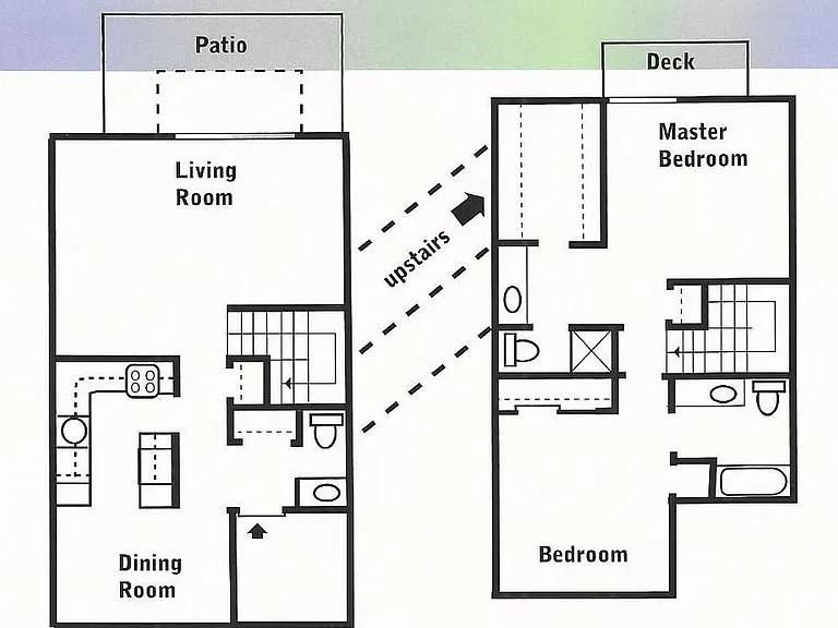 1248 sq. ft. Townhouse
