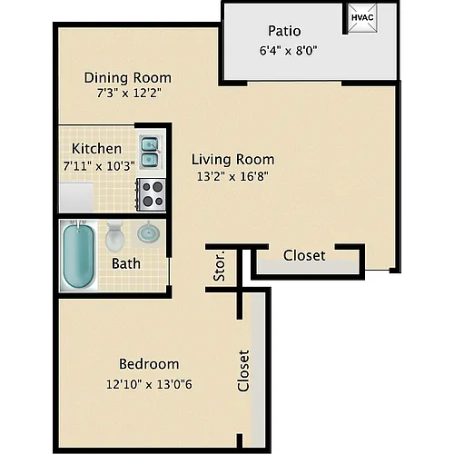 Floor plan Garden