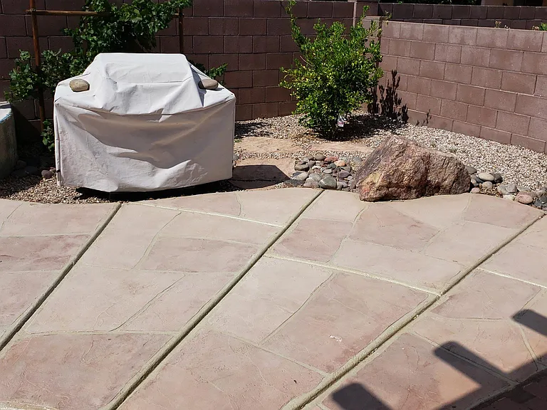 Patio barbecue not included