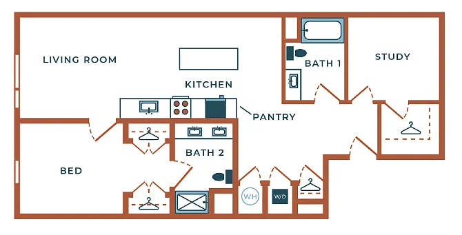 Floor plan A13