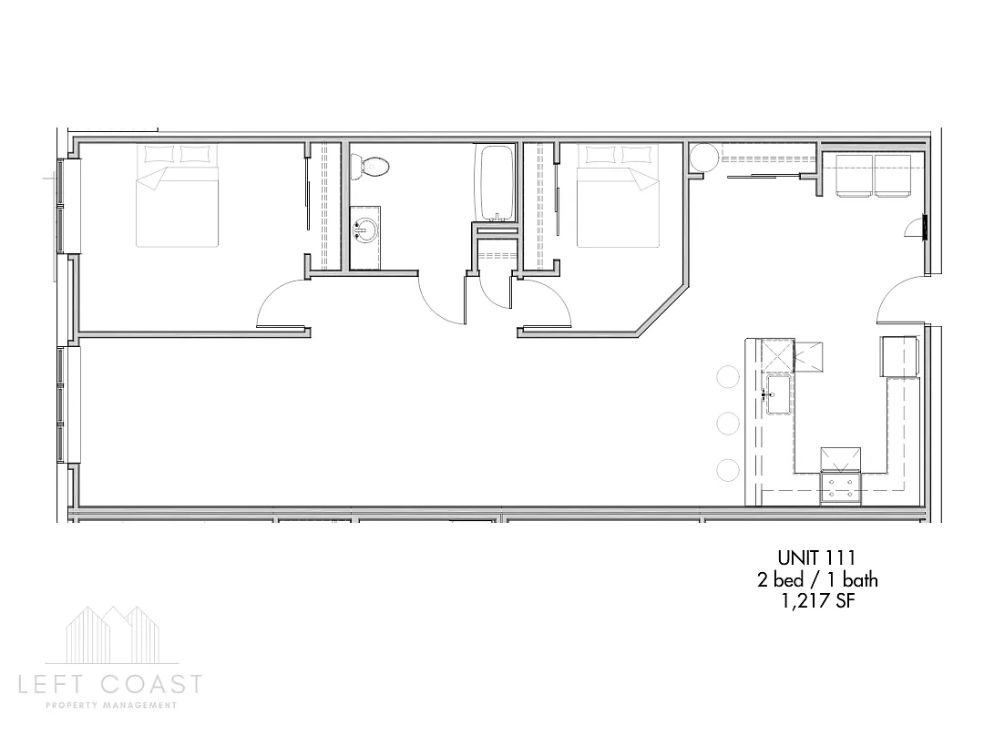 Floor plan The Matinee 111