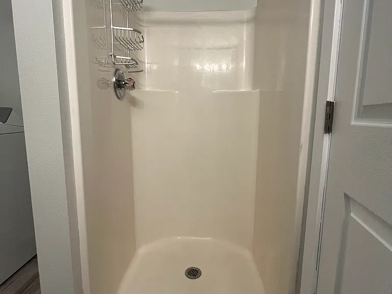 downstairs bathroom w/ laundry