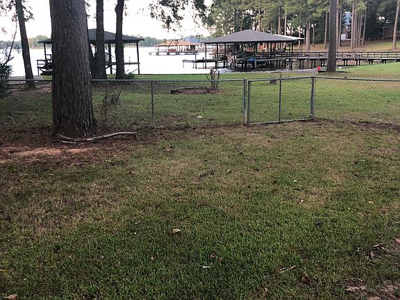 Back yard with lake access