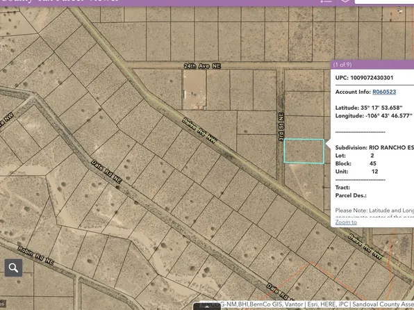 Sub Rio Rancho Ests NE Lot 2, Rio Rancho, NM 87144