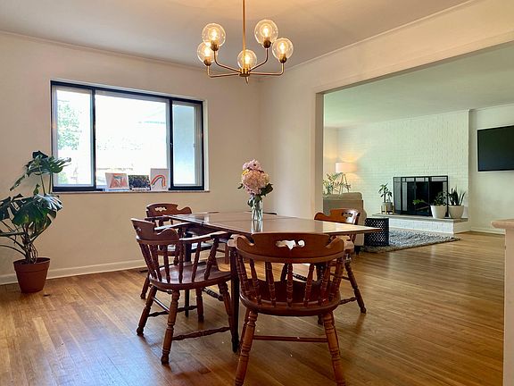 Main dining room open to the main living room.