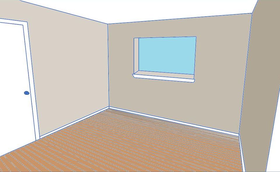 Schematic of Bedrooms #2 & #3.