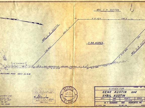 7.88 acres with several great sites for your dream home!