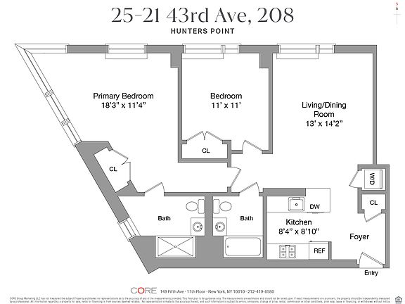 2nd image of 25-21 43rd Ave APT 208