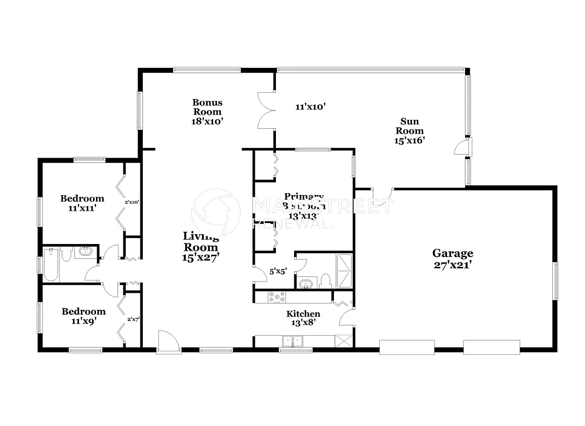 Floor Plan - 2042 Jefferson Ave