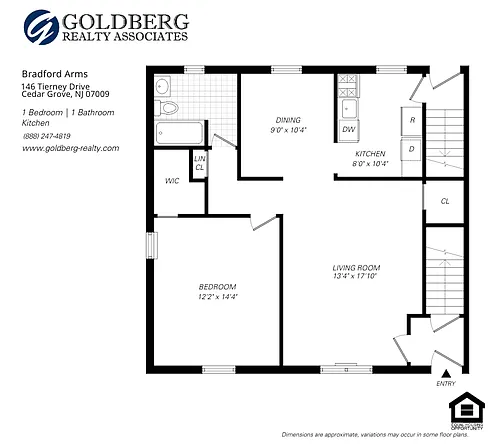 Floor plan One Bedroom