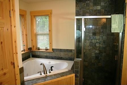 Masterbath w/indian stone tile