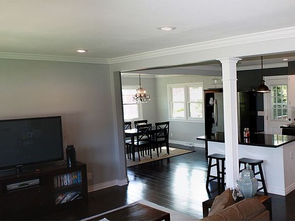 Pano of open living areas on main level