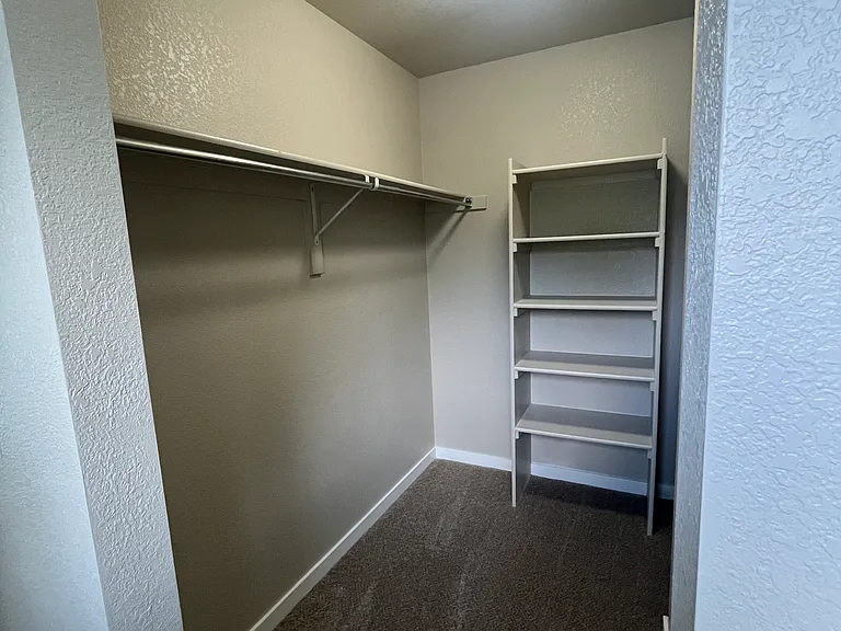 Primary walk in closet