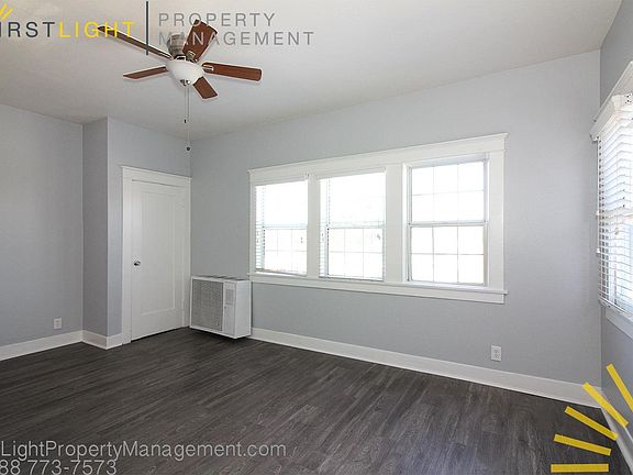 Living room and large storage closet