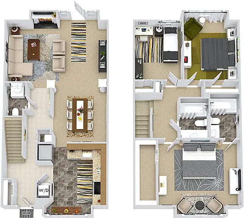Floor plan Blakemore Townhouse