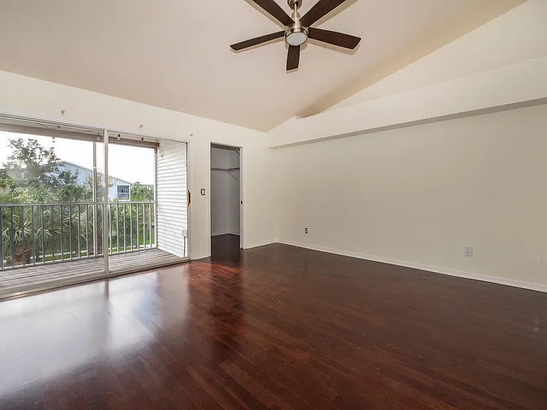 Master Bedroom with screened balcony and second Master Bedroom walk-in closet
