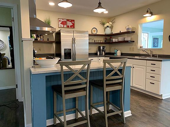 Granite topped bar/counter