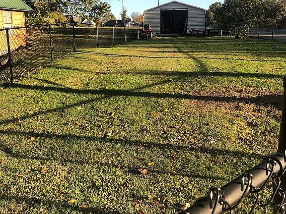Fenced in Front Yard