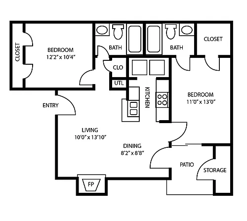 Floor plan B1