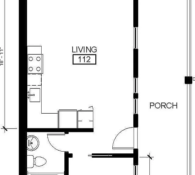 1 Bedroom E Floor Plan 1 Bedroom E Floor Plan