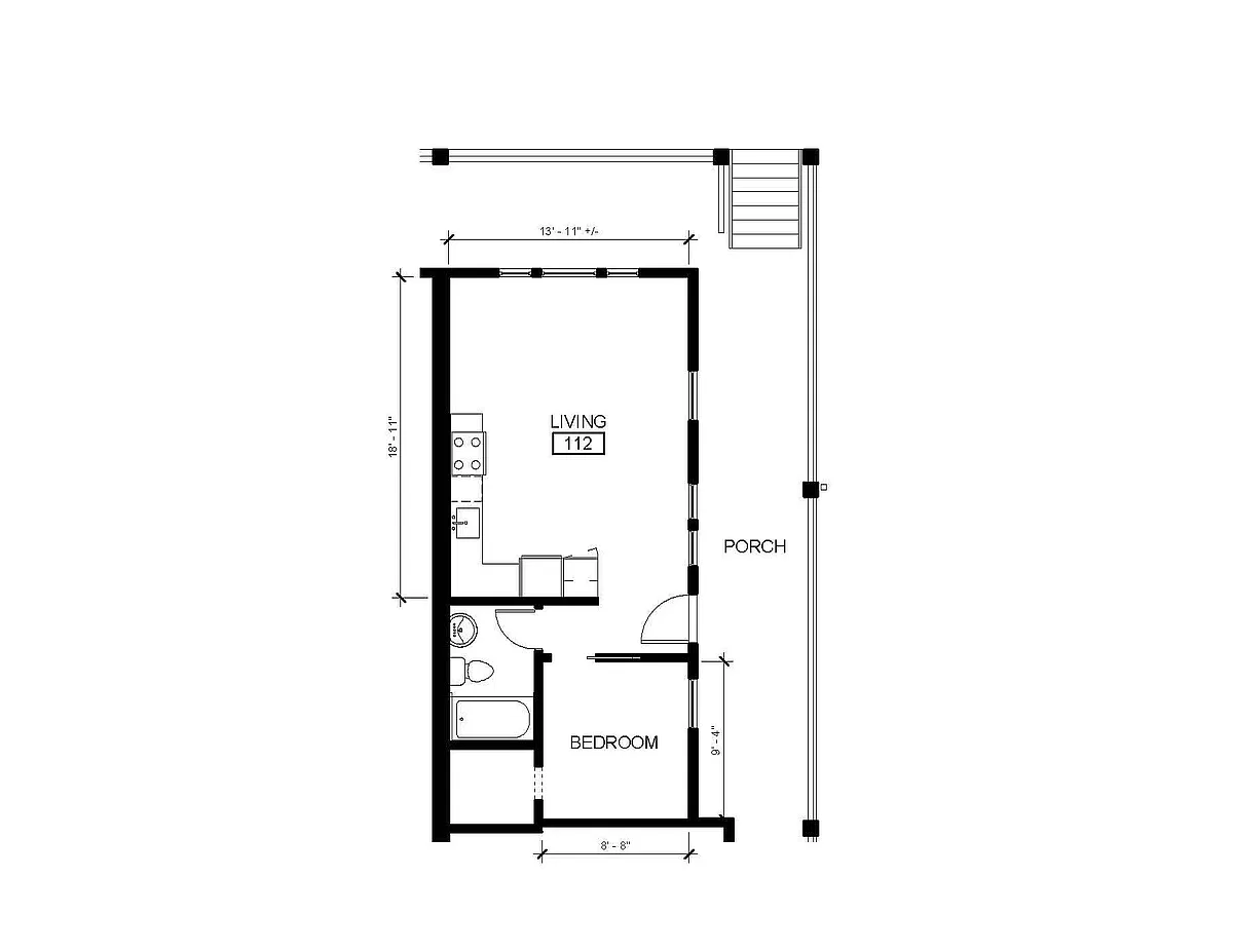 Floor plan 1 Bed- 5