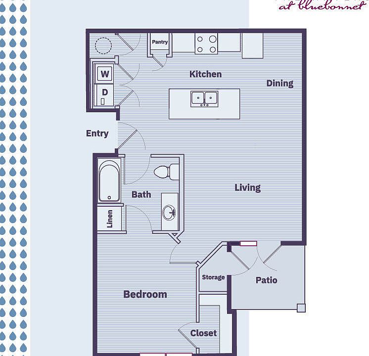 The Opal: 1BR 1BA