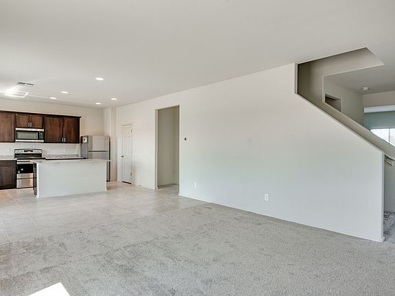 This two-story home is spacious and boasts an open floorplan.