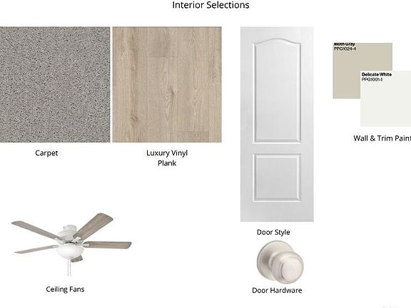 These interior selections offer modern design with