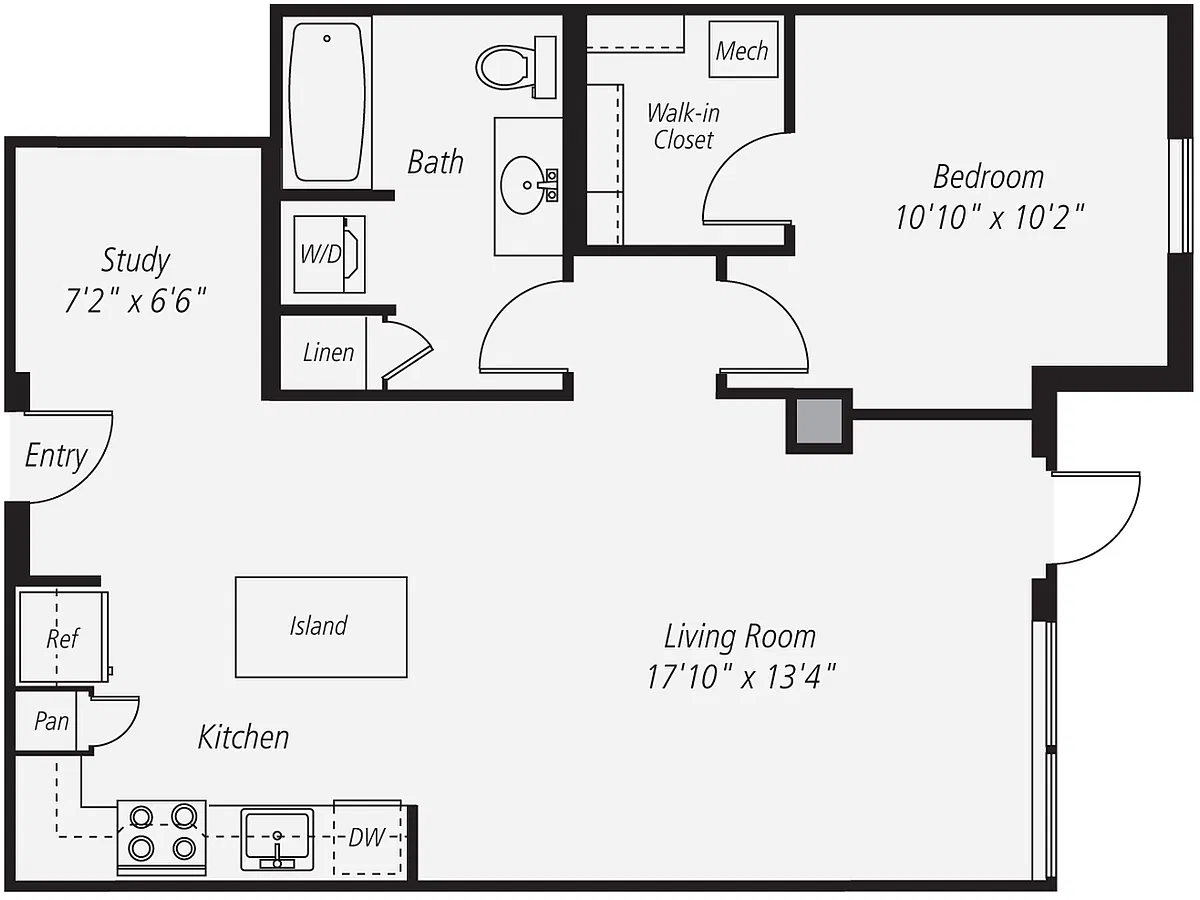 Floor plan A18D