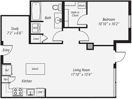 Floor plan A18D