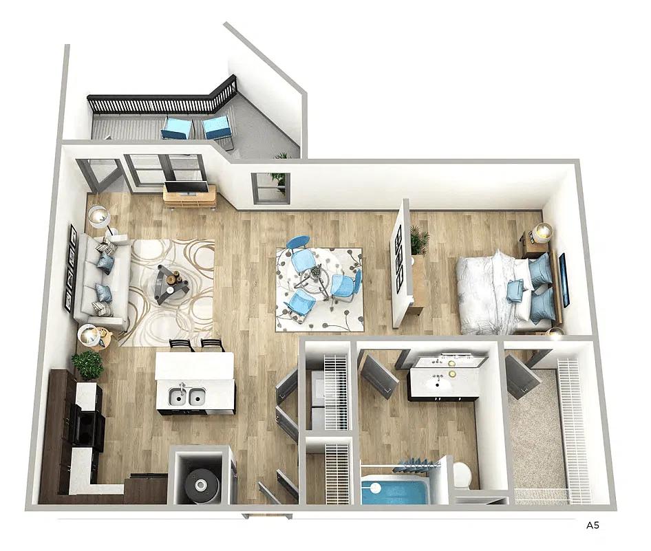 Floor plan A1E
