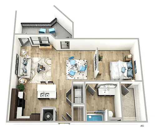 Floor plan A1E