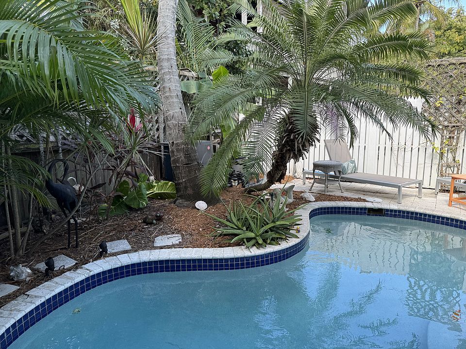 Totally fenced backyard with private salt water pool.