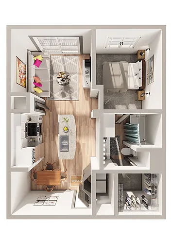 Floor plan A1I