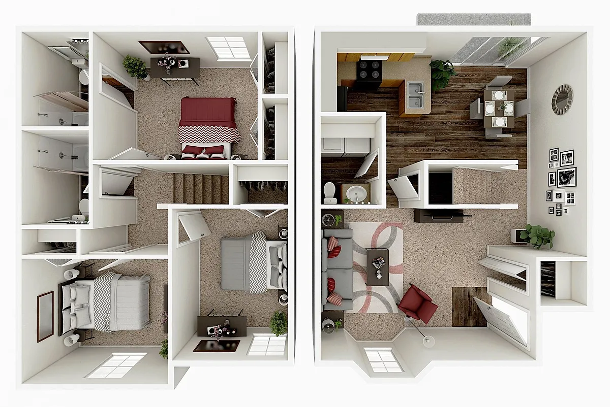 Floor plan 3 Bedroom
