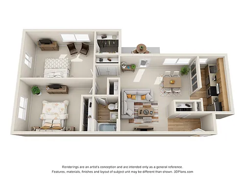 Floor plan Brentwood Renovated