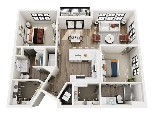 Floor plan B2