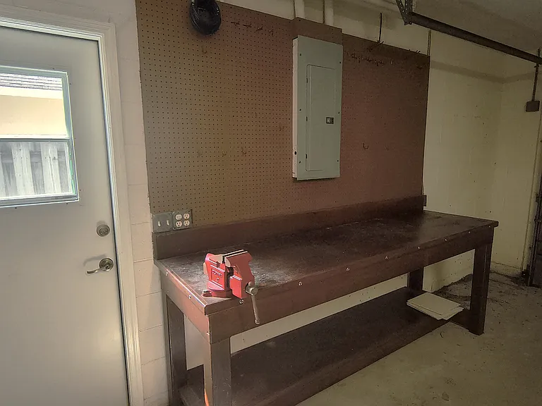 Workbench in Garage