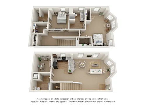 Floor plan Warren Townhome