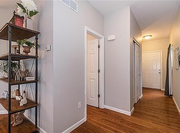 Looking toward the front door, very spacious entry!